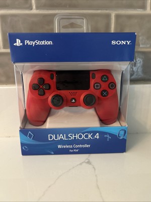 Playstation 4 DualShock 4 Wireless Controller in Magma Red