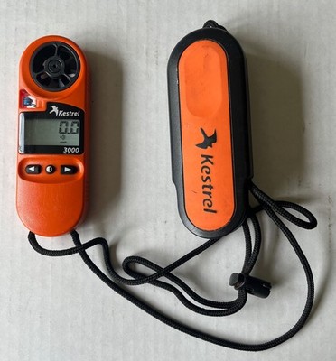 Kestrel 3000HS Heat Stress Anemometer / Pocket Handheld Wind Speed, Temp, RH, DP