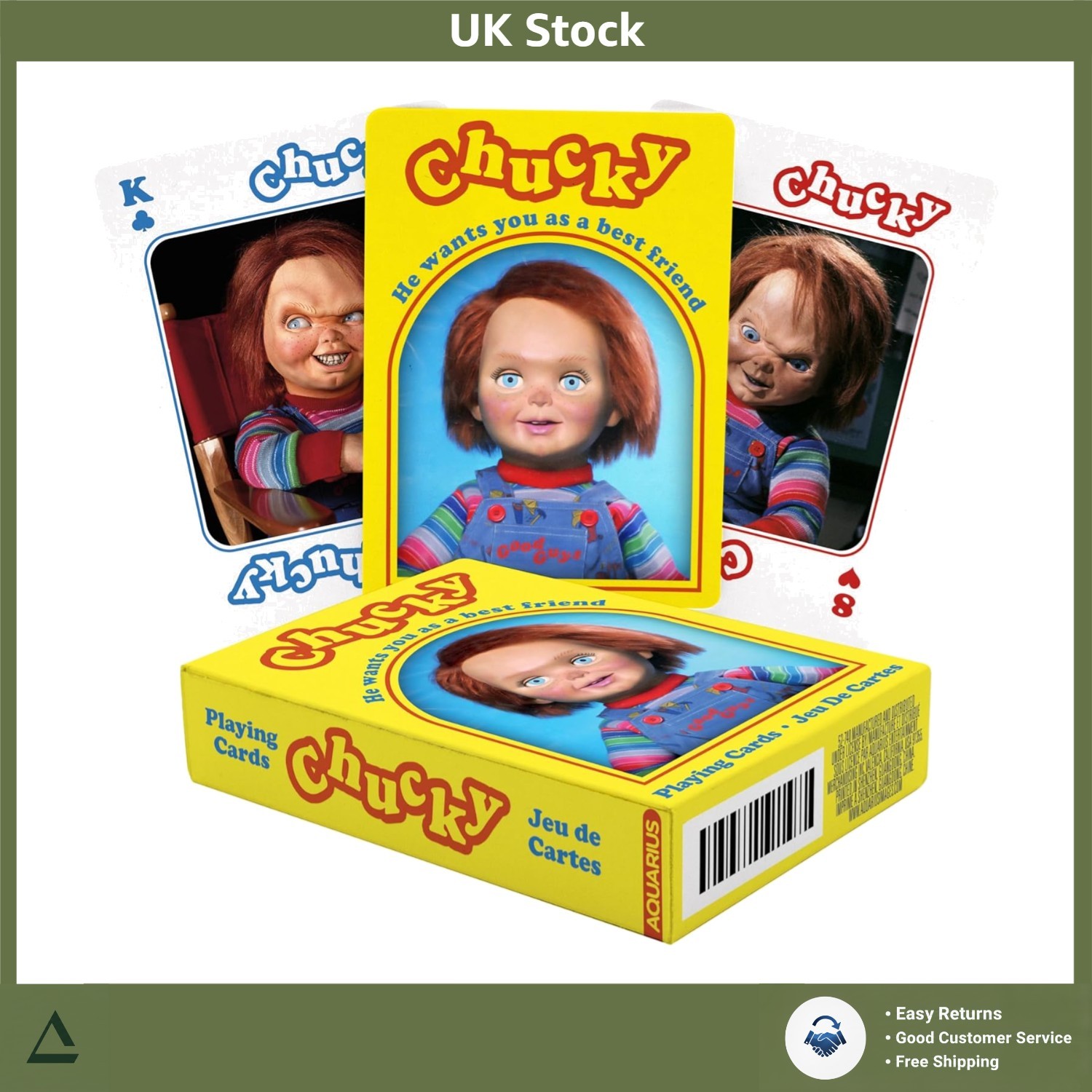 Thrilling Chucky Horror Card Game - 168 Card Max Quantity