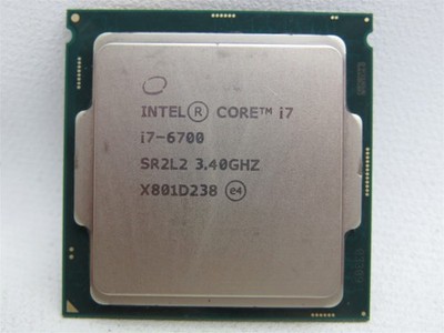 Intel Core i7-6700 (SR2L2) CPU 4 Cores/8 Threads 3.4GHz Base 8MB Cache- LGA1151