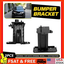 Front Bumper Mounting Bracket Left+Right Side Fit For 2014-2019 Nissan Rogue