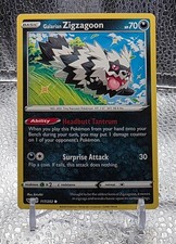 Pokemon Galarian ZIGZAGOON 25 Aniversario General Mills 117/202 Tarjeta NO HOLO