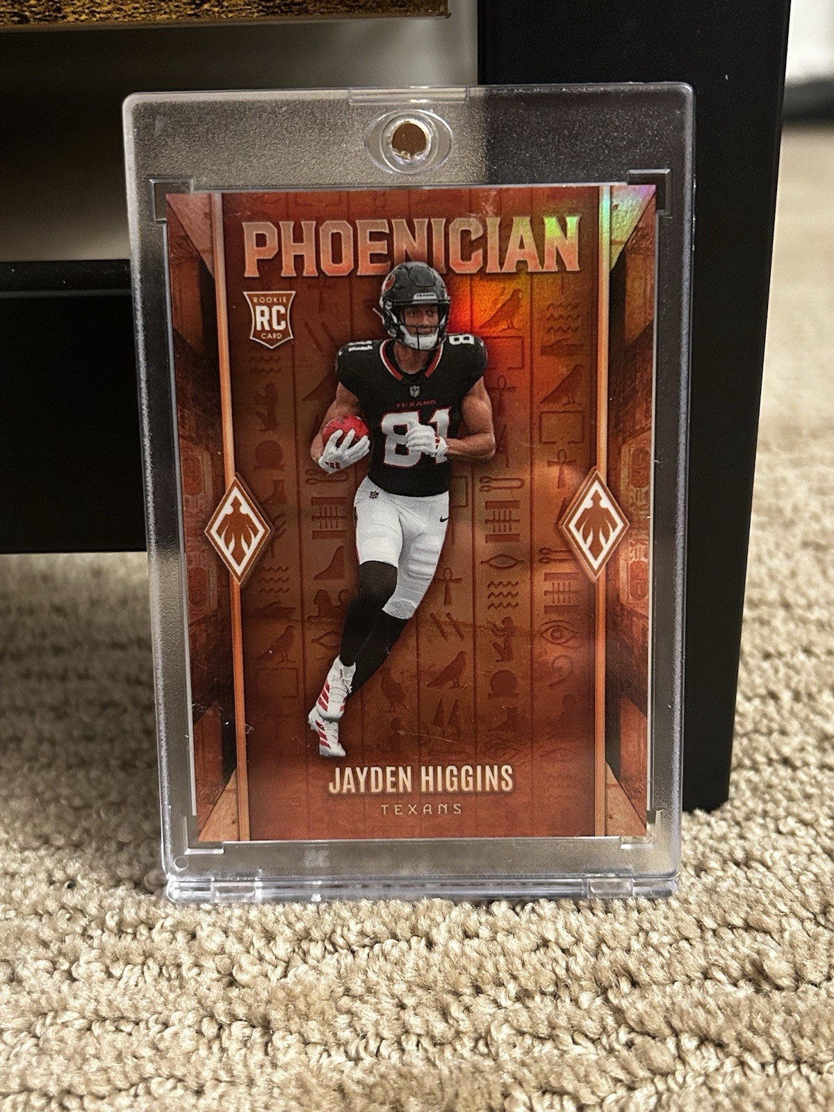 2025 Panini Phoenix - Rookies Jayden Higgins Phoenician SSP Case Hit No.7