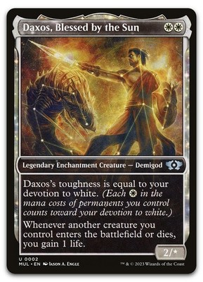 Daxos, Blessed by the Sun #2 (LP) March of the Machine MUL Magic MTG