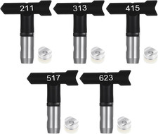 Graco 5-Piece Airless Paint Sprayer Tip Set 211/313/415/517/623 - Reversible B