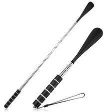 Shoe Horn Retractable, Stainless Steel Telescopic Long-Handle Shoehorn Extend...