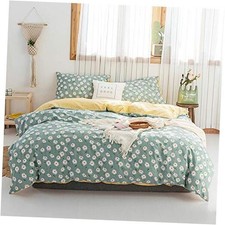 Garden Floral Duvet Cover King Bedding Daisy King 104"x90" B Daisy Floral