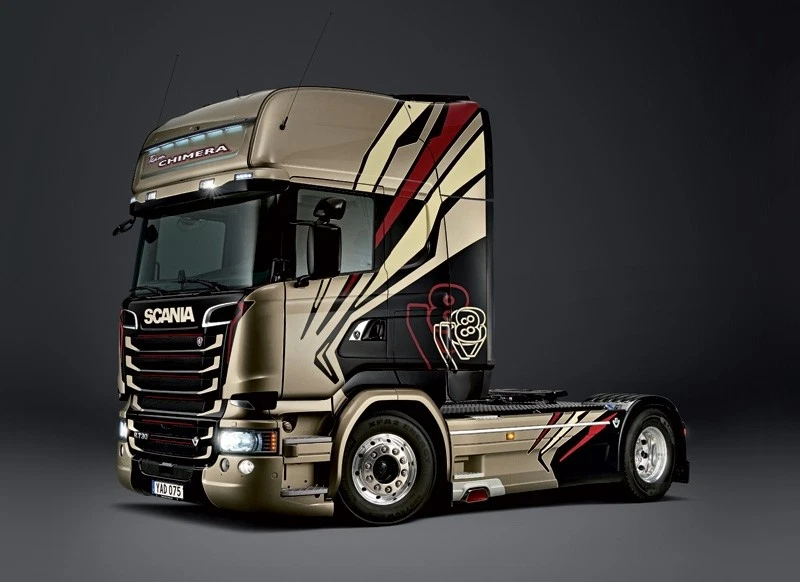 ITALERI - Camion 4x2 solo SCANIA R730 Streamline Team Chimera en kit à peindr... - Photo 2/4