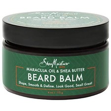 Shea Moisture Men Beard Balm Maracuja Oil  Shea Butter Smooth and Define 4 Oz