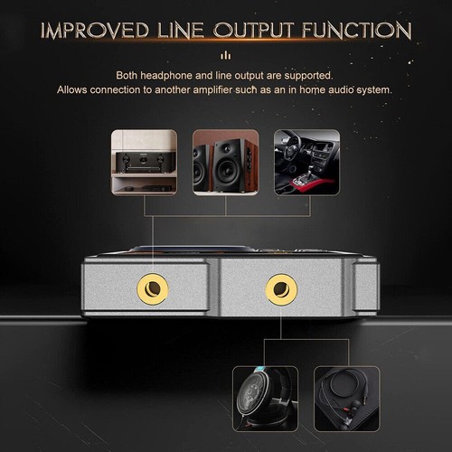 Lettore MP3 Bluetooth HiFi 2,4" DSD Lettore Musicale Audio Digitale Alta Risoluzione - Foto 13 di 14