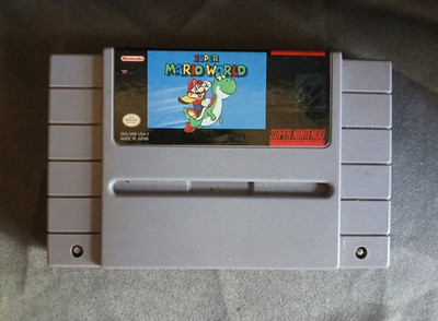 Super Mario World Super Nintendo SNES 1991 Authentic *NOT TESTED READ*
