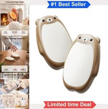 Rechargeable Hand Warmers 2 Pack Magnetic Bear USB-C 4000mAh 3 Heat Levels