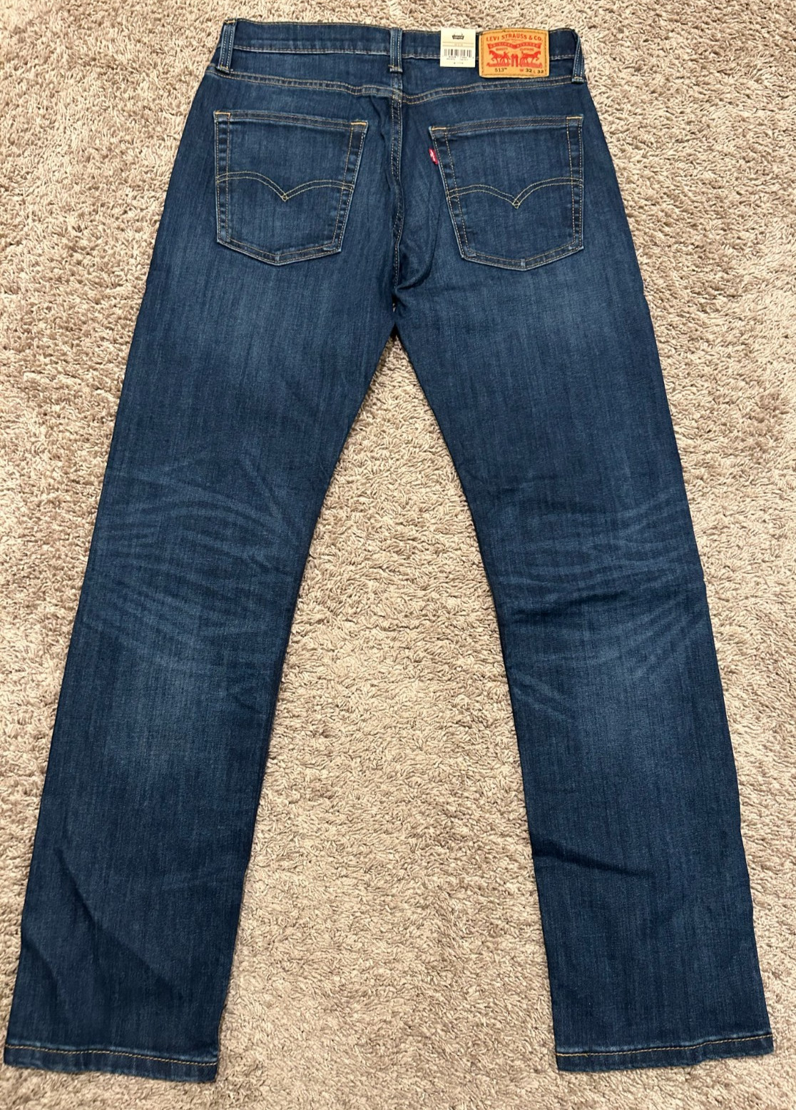 Levi's 513 Slim Straight Blue Jeans W/ Stretch Men's Sizes RT$59.5 NWT 0934 D3 thumbnail 3