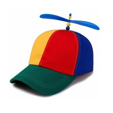 Unisex Baseball Cap, Colorful Adjustable Cute Baseball Helicopter Propeller H...