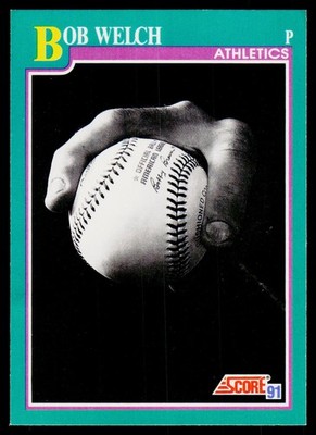 1991 Score #568 Bob Welch