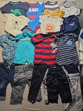 20 Pc Lot Of Boys Clothes 6-12 Months Various Brands
