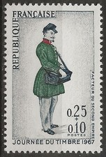 N° 1516**  JOURNEE DU TIMBRE 1967