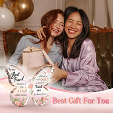Bestie Friendship Gifts for Women Butterfly Acrylic Plaque Friend Birthday Decor