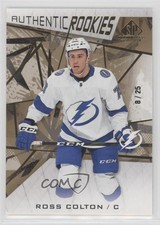 2021-22 SP Game Used Authentic Rookies Gold Fragment 8/25 Ross Colton #158 0p96