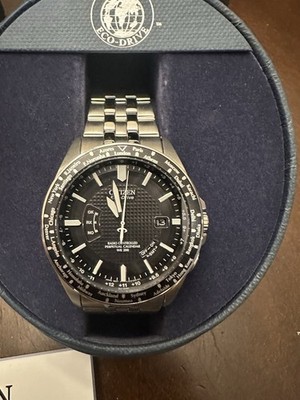 Citizen Eco-Drive World Time Radio Controlled Perpetual Calendar 44mm WR200
