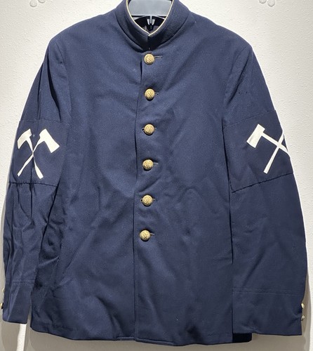 Infantry Pioneer Blue 6 Button Sack Coat. Chevrons Original To The Coat. Nice!!