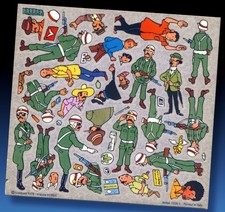 VECCHI GRATTA E VINCI TINTIN TIM & STRUPPI TRASFERIMENTO foglio 1978 RUB DOWN Kalkitos