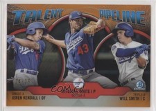 2019 Bowman Orange Refractor 24/25 Mitchell White Jeren Kendall Will Smith n1u