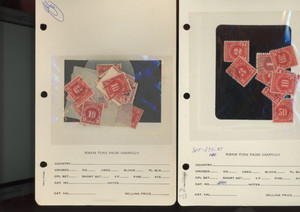 US stamp postage due  bob dealer stock  partial sets   cv $1307   (goo11