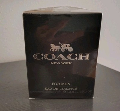 Coach New York Eau de Parfum Spray for Men Regular Size 40 ml 1.3 fl oz New