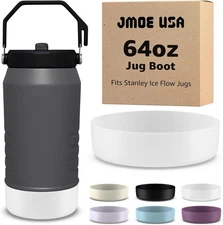Jmoe USA Boot For 64oz Stanley IceFlow Jug, Durable, Non-Slip Protective Sleeve