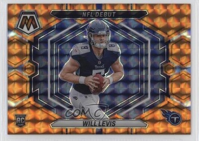 2023 Panini Mosaic NFL Debut Orange Prizm 57/199 Will Levis #ND-4 Rookie RC nr2
