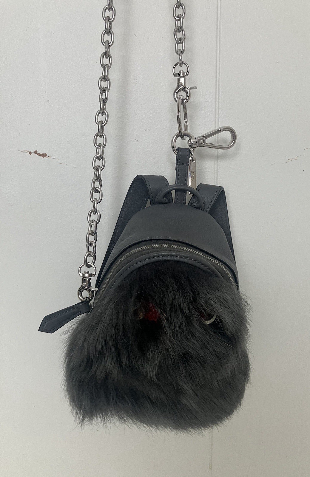 Authentic Fendi Monster Mini Backpack - image 10