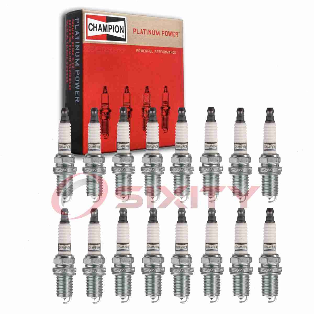 16 pc Champion Platinum Spark Plugs for 2005-2006 Mercedes-Benz C55 AMG 5.4L vw