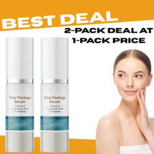 Sun Coast Sciences Total Package Serum w/ Vitamin C Hyaluronic Acid Tri 2 pack