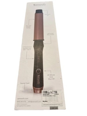 usmooth Styling Wand 1.5 Inch Professional Curling Wand