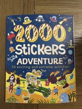 Children's Activity Book 2000 STICKERS ADVENTURE 2016 Parragon Ages 3 yrs