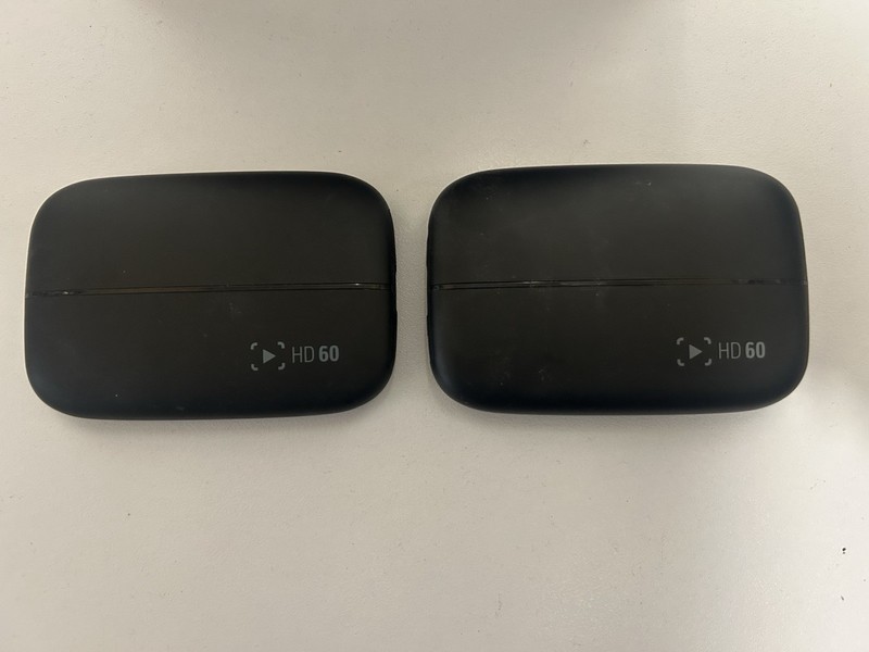 X2 Elgato HD60 External Capture Card Black No Cables - Fast Tracked Delivery 🚚