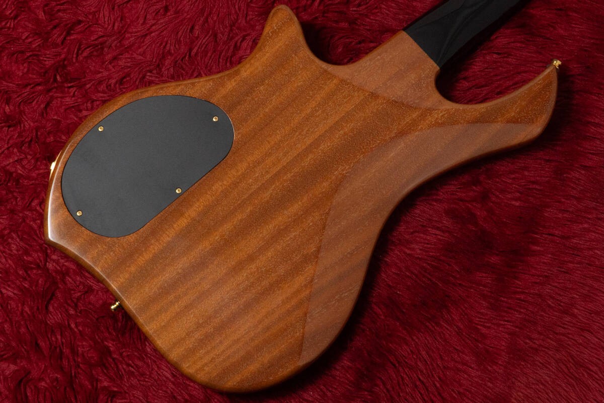 Electric Bass Guitar ZON Legacy Elite Koa Maple Neck Natural Japan