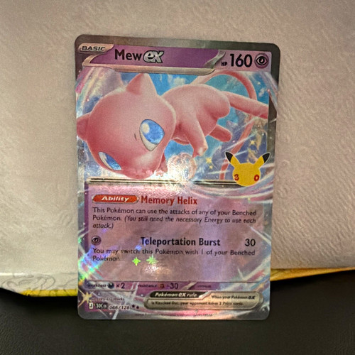 Mew EX Holo 66/128 30th Celebrations Pokemon TCG Pokémon Card English NM