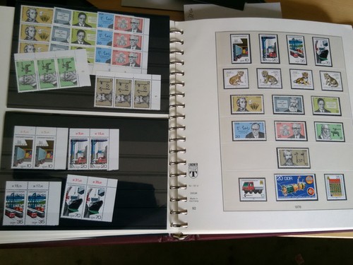 DDR ; Lindner-Falzlos DDR überkomplette Slg. **/auf 68-VD-Seiten; ab 1977-1983 - Bild 7 von 24