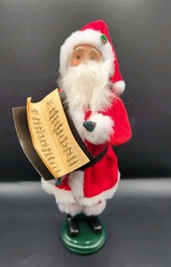 Byers Choice Carolers Santa Claus w/ Feather Pen & Naughty Nice List Book 2001