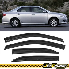 Fits 03-08 Toyota Corolla Mug Style Window Visors Deflector Rain Sun Guard 4PCS