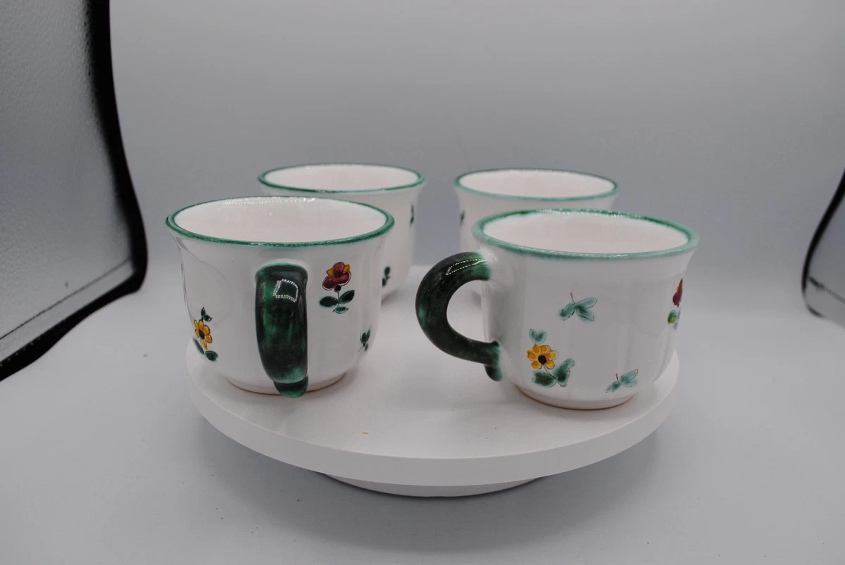 Gmundner Keramik Grüner Rand, Unterteller Cup ( 15cm