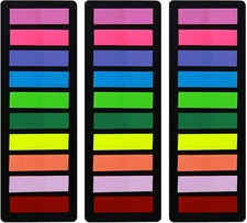 KICNIC Page Markers Sticky Index Tabs, Arrow Flag Tabs Colored Sticky Notes