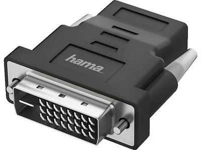 Hama DVI Stecker auf VGA-Buchse - Video Adapter -1080p FULL HD Kupplung Monitor