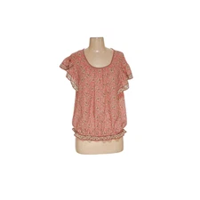 Max Studio Pink Floral Blouse