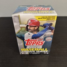 2020 Topps Update Series Baseball Blaster Box 99 Cards Coin Card RC