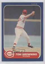 1986 Fleer Tom Browning #173 te2