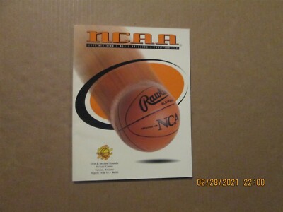 NCAA Vintage 1997 First & Second Rounds Division 1 Basketball Program