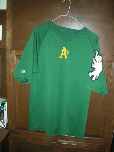 CAMISETA MAJESTUOSA OAKLAND A'S PARA HOMBRE NUEVA SIN ETIQUETAS, XL, PHILA. LOGOTIPO A'S 1927, COSIDO